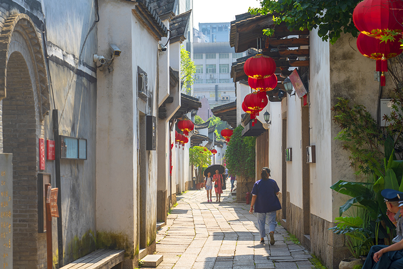 2019年6月28日，福州，三坊七巷風光。
